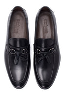Men's Black Leather Classic Loafer | Derimod