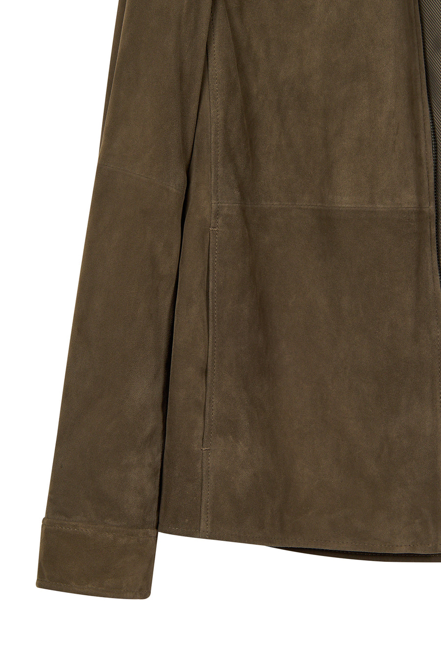 Asensio Male Green Suede Jacket
