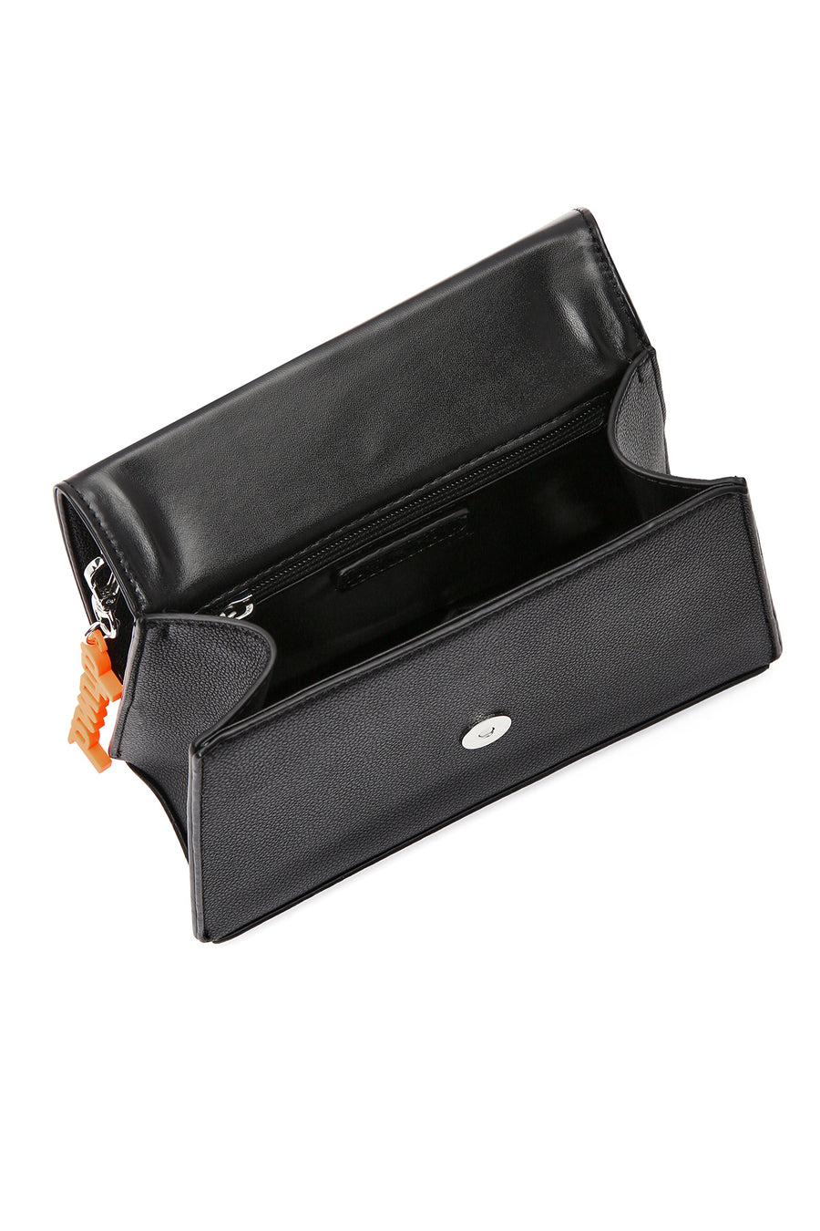 Woman Black Long Strap Classic Shoulder Bag