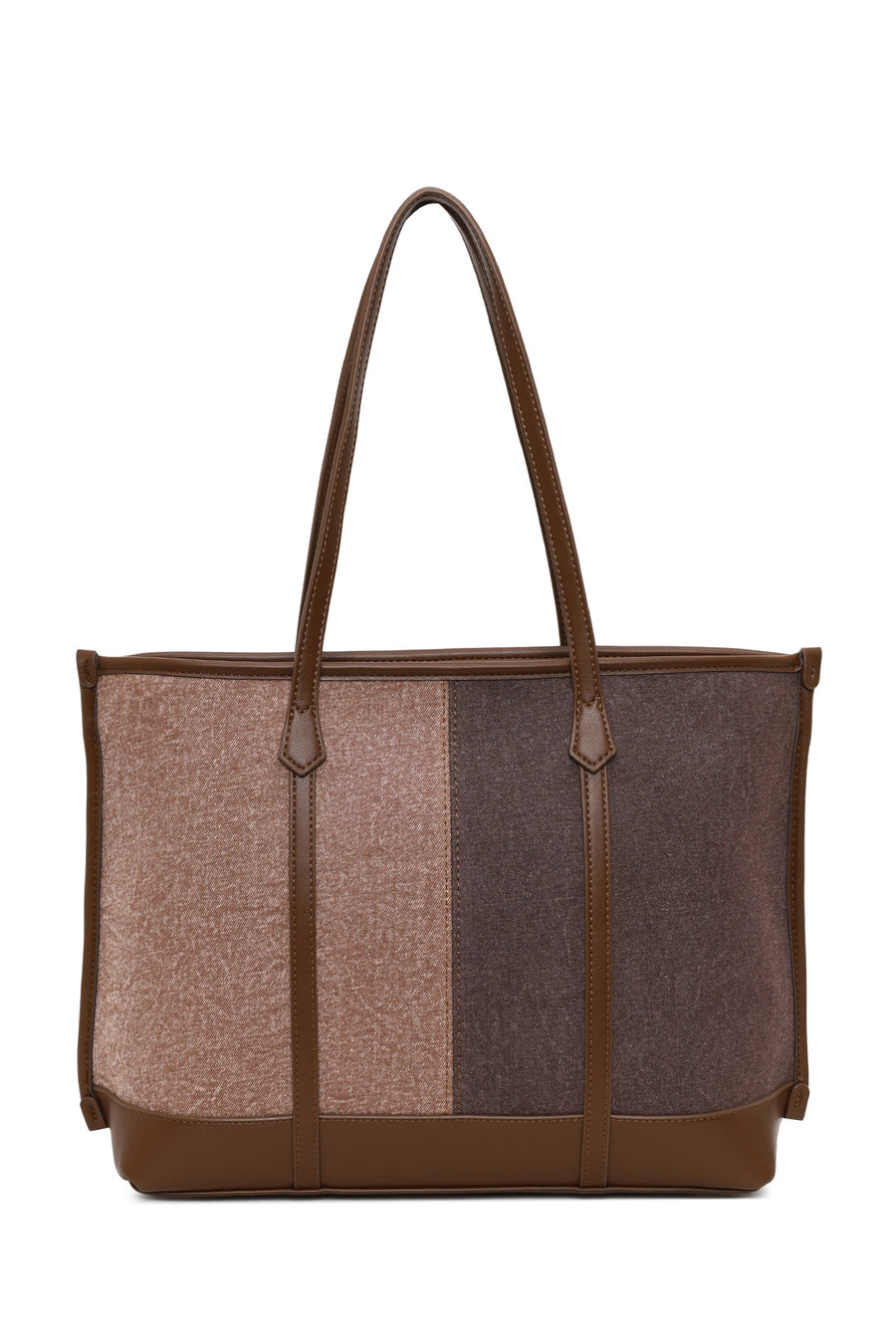 Woman Brown Fabric Shoulder Bag 26PBD26556F | Derimod