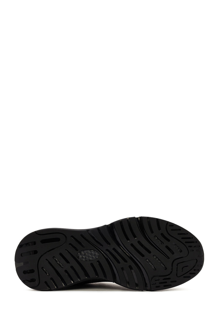 Derimod Zero Men's Grey Thick-Soled Laced Fabric Sneaker