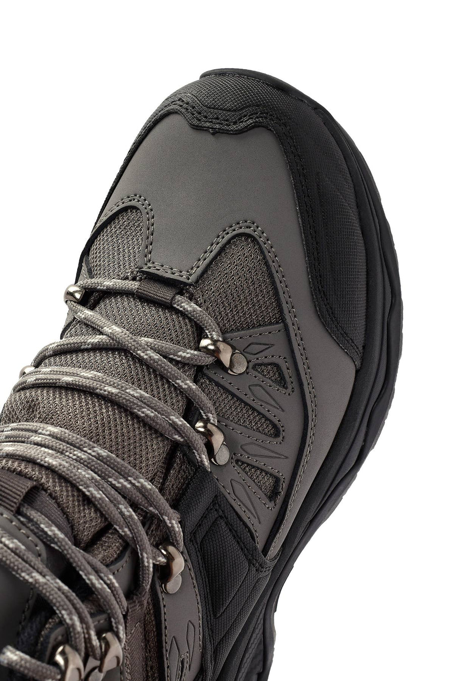 Derimod Dry Erkek Gri Bağcıklı Waterproof Outdoor Deri Bot