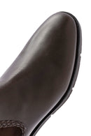 Men's Brown Leather Chelsea Boots | Derimod