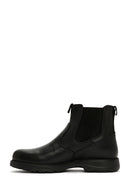 Men's Black Leather Chelsea Boots | Derimod