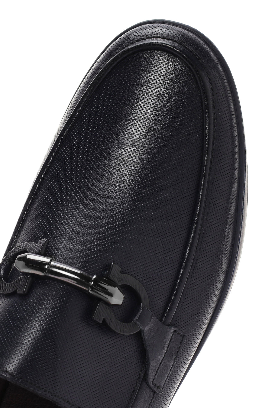 Men's Navy Blue Leather Casual Loafer