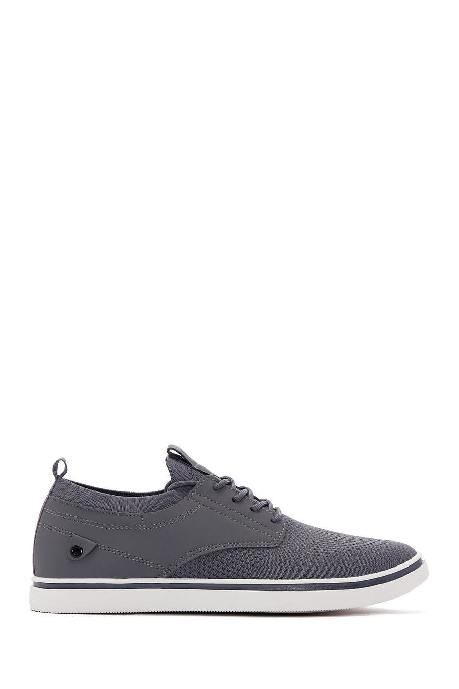 Derimod Zero Men's Gray Lace-Up Sneaker 24SFD69076F | Derimod