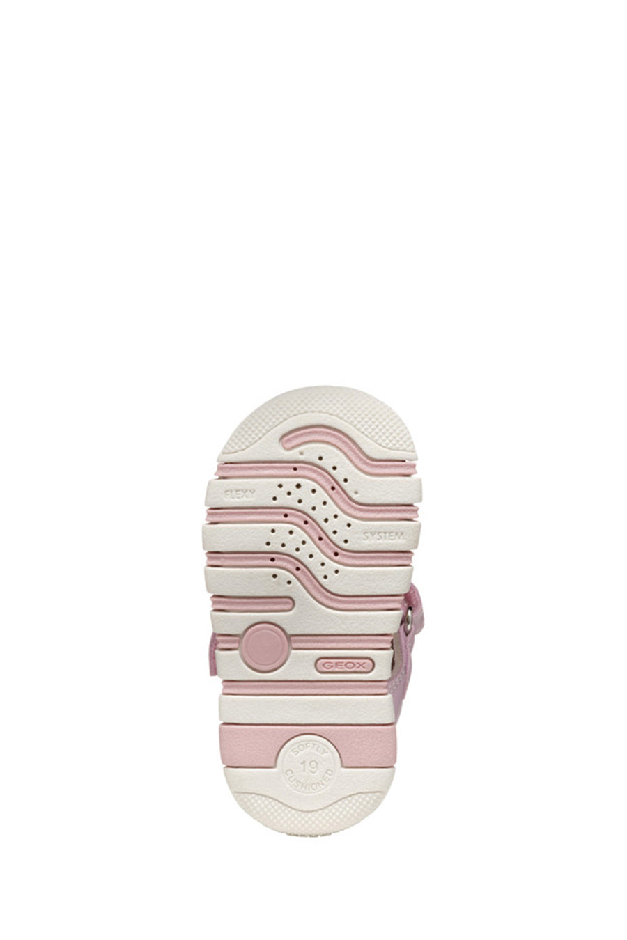 Geox Kız Bebek Pembe B Sandal Iupidoo A - Synt + Mesh Bantlı Kumaş Sandalet