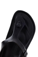 Birkenstock Women's Black Flip Flops Gizeh Eva Slippers | Derimod