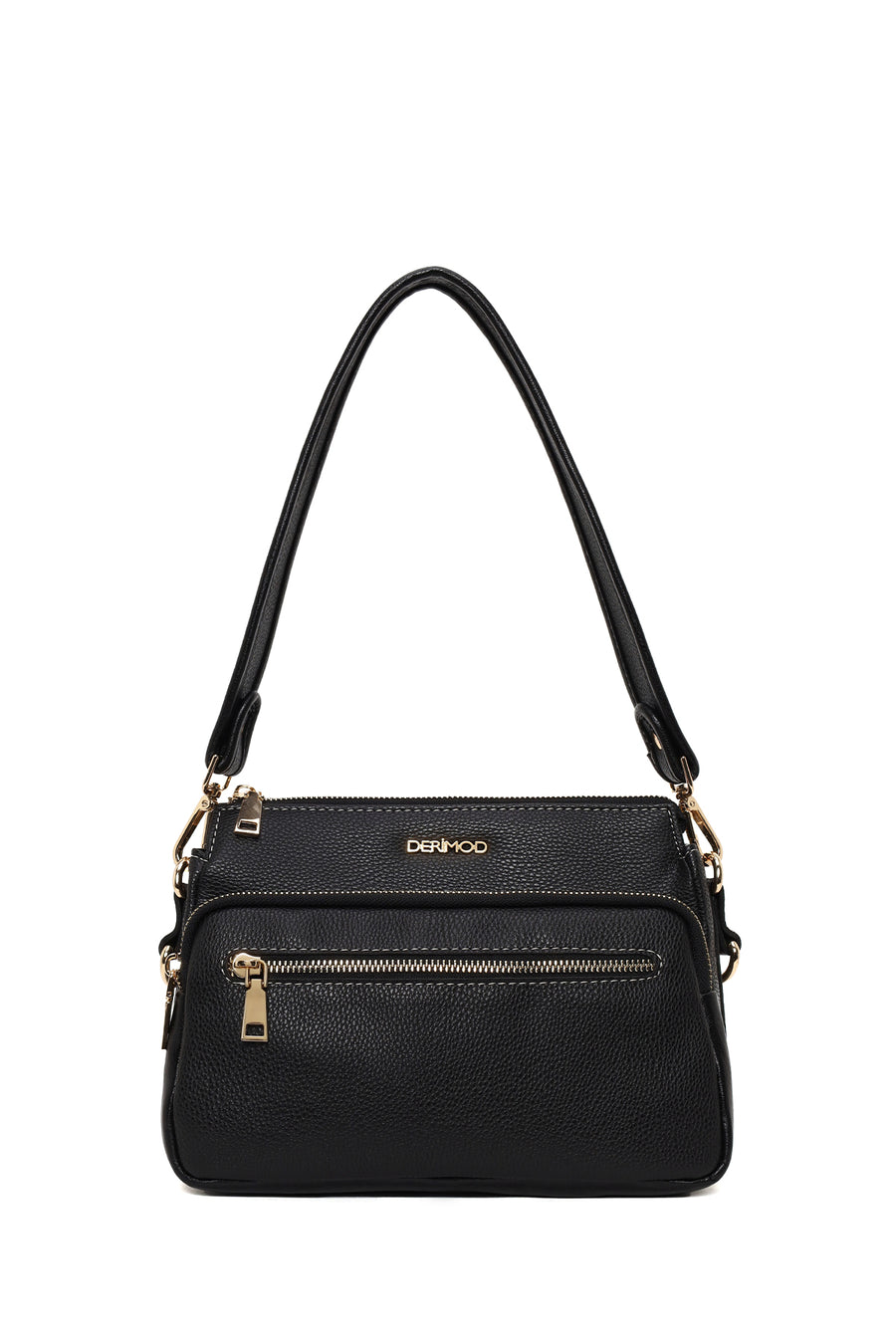 Woman Black Long Strap Shoulder Bag