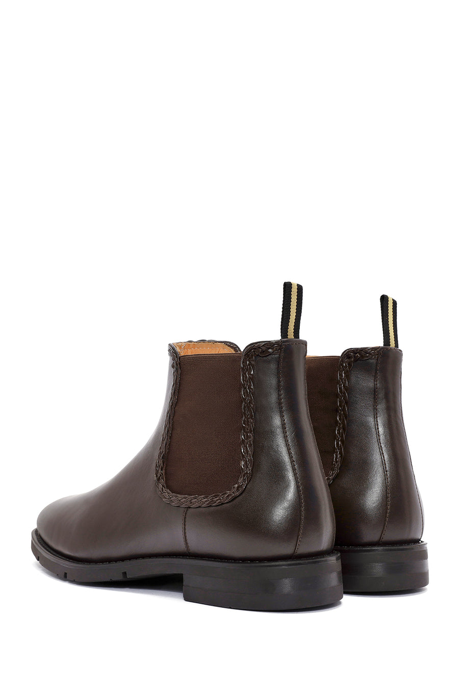 Men's Brown Leather Chelsea Boots