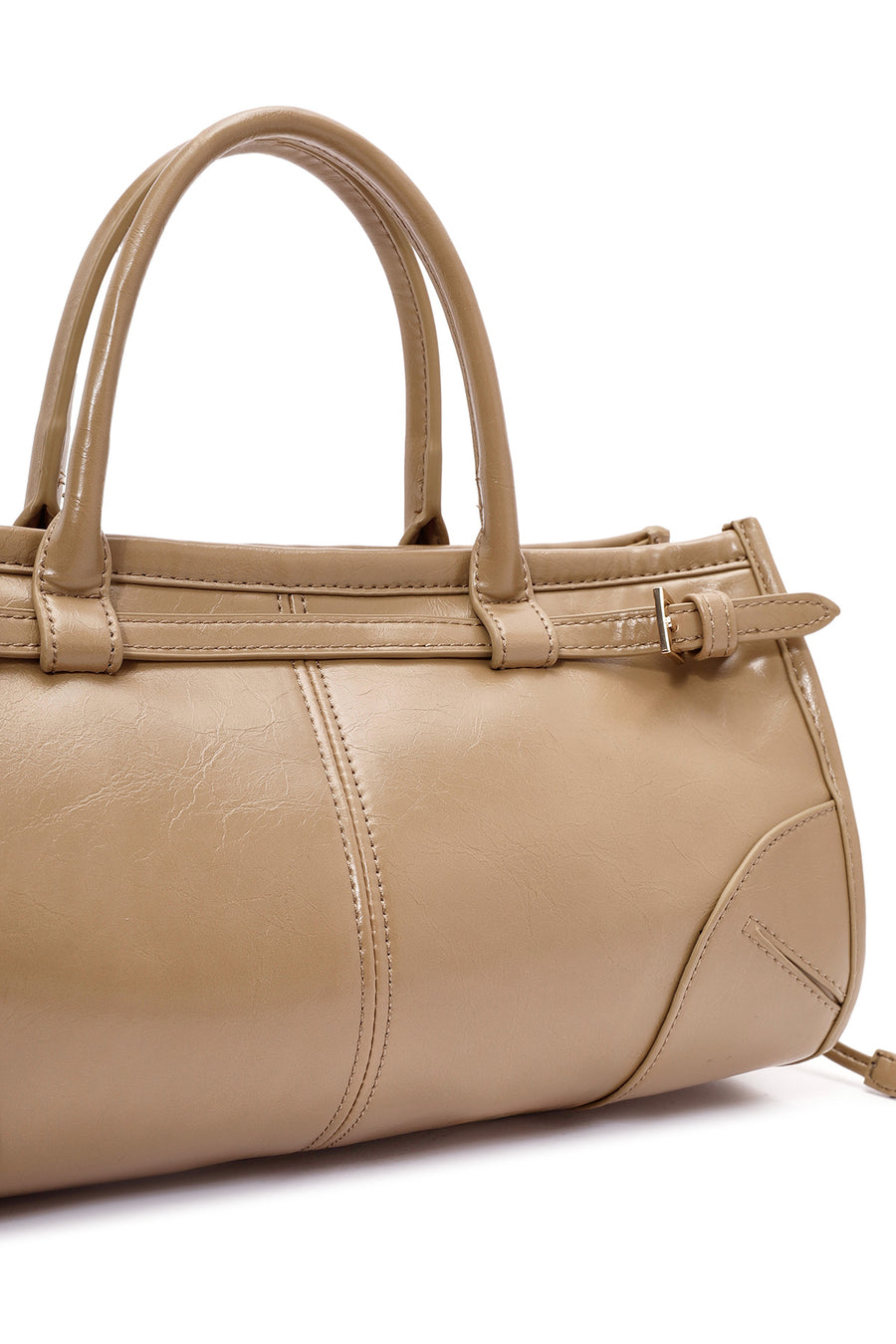 Women's Beige Long Strap Shoulder Bag