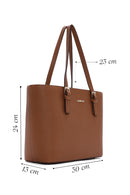 Women's Tan Classic Shoulder Bag | Derimod