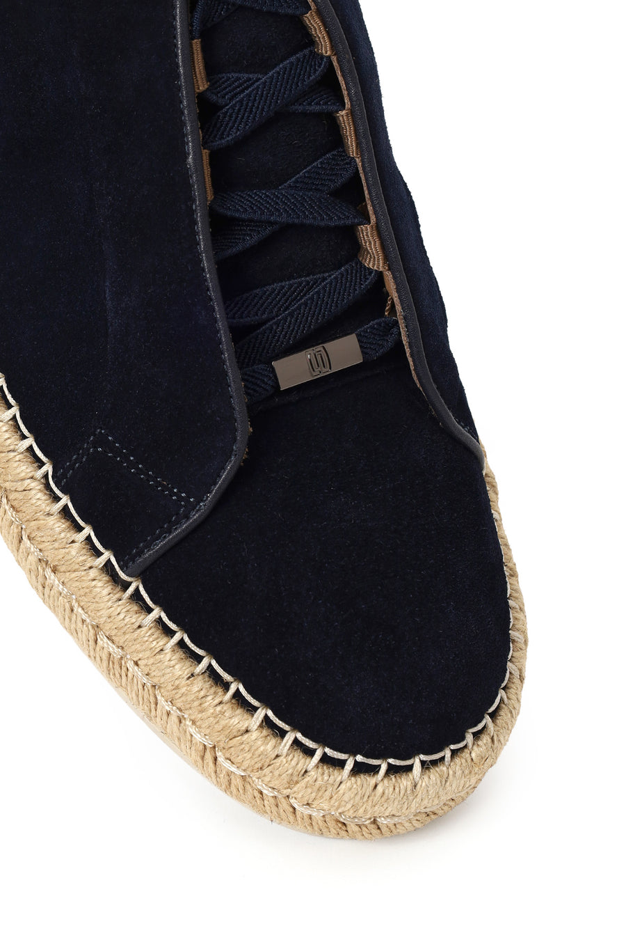 Male Navy Thick-Soled Suede Leather Sneaker