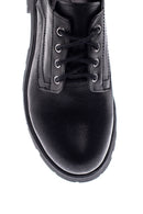 Women's Black Leather Oxford Shoes | Derimod