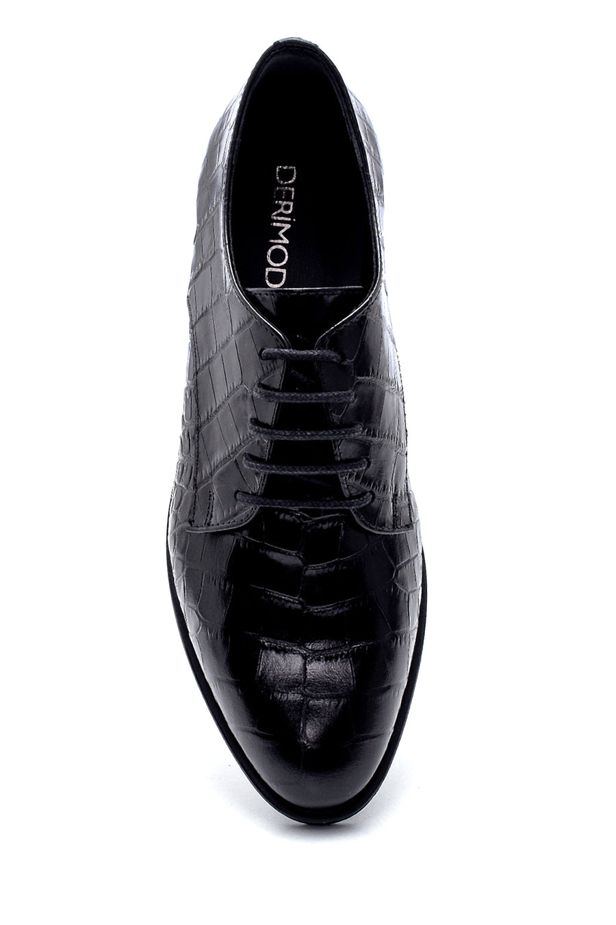 Women's Leather Crocodile Patterned Shoes
