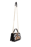 Women's Black Long Strap Printed Shoulder Bag | Derimod