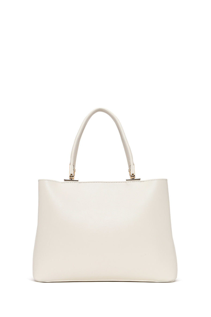 Woman White Long Strap Patterned Shoulder Bag