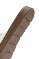 Women's White Stone Slippers | Derimod