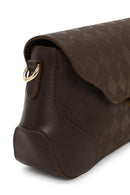 Woman Brown Printed Shoulder Bag | Derimod