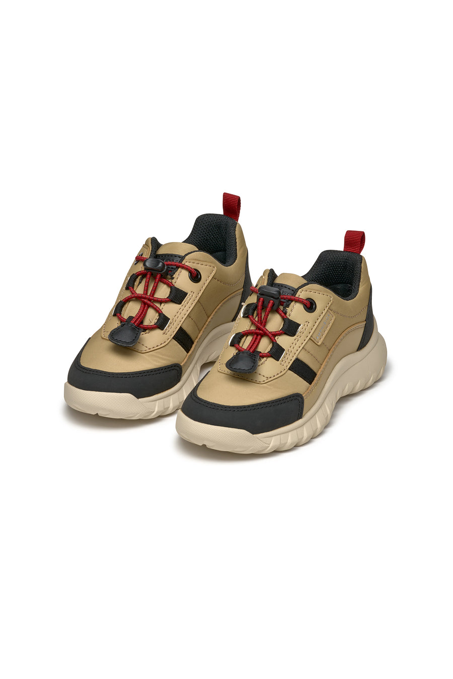 Geox Boy Beige Simbyos Abx Laced Waterproof Sneaker