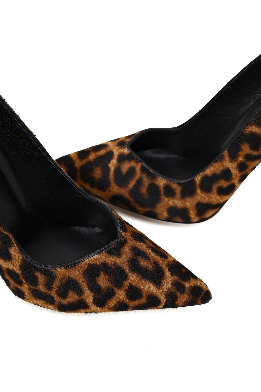Woman Leopard High Thin-Heeled Leather Stiletto