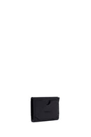 Male Black Leather Cardholder | Derimod