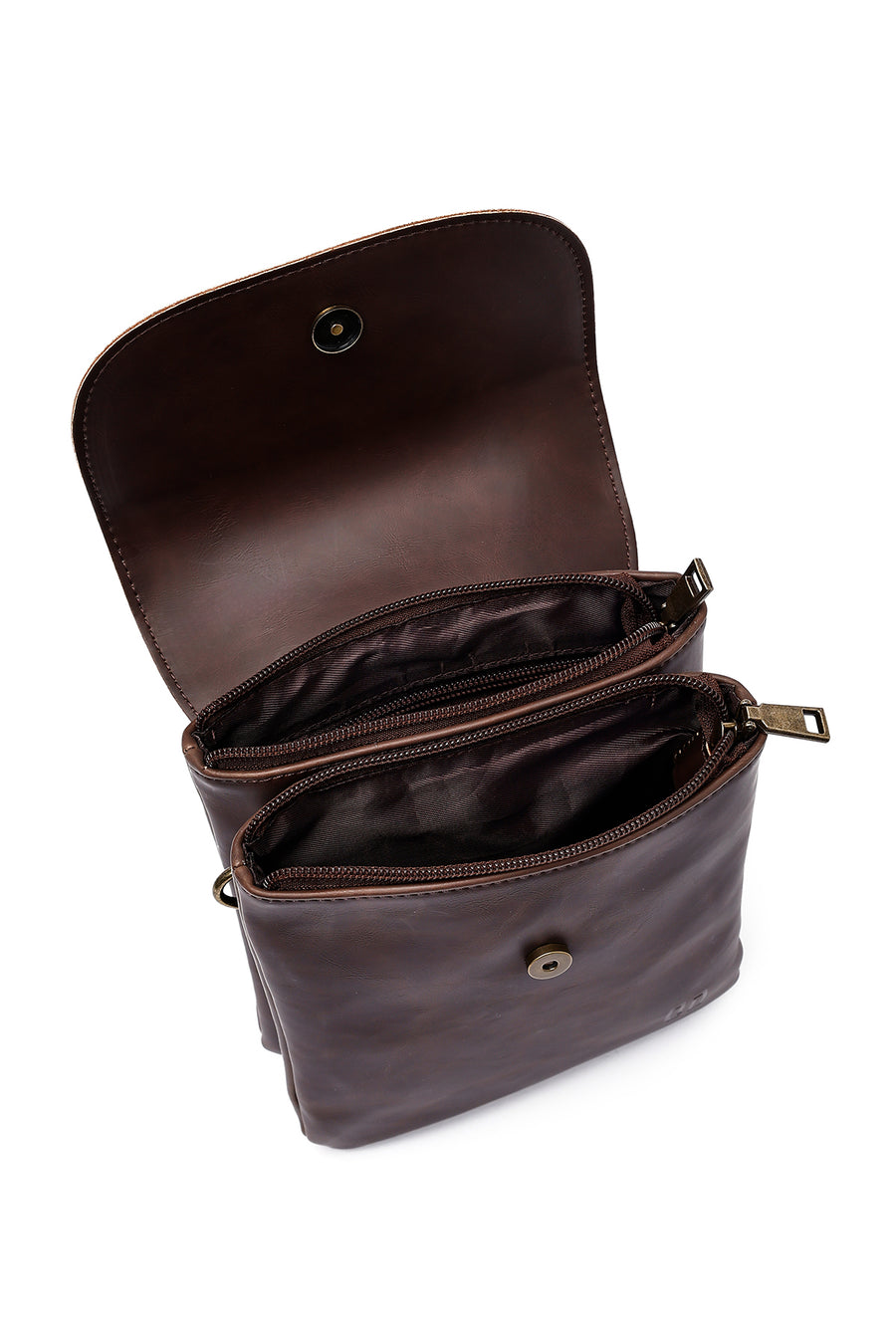 Men's Brown Messenger Bag