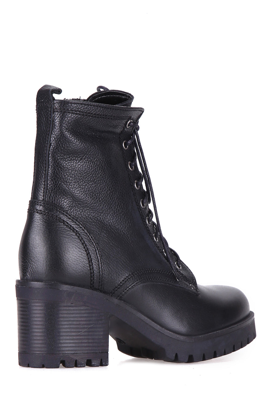 High Heeled Women's Leather Boots