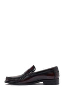 Erkek Bordo Deri Klasik Loafer | Derimod