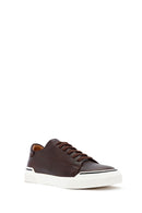 Men's Brown Lace-Up Leather Sneaker | Derimod