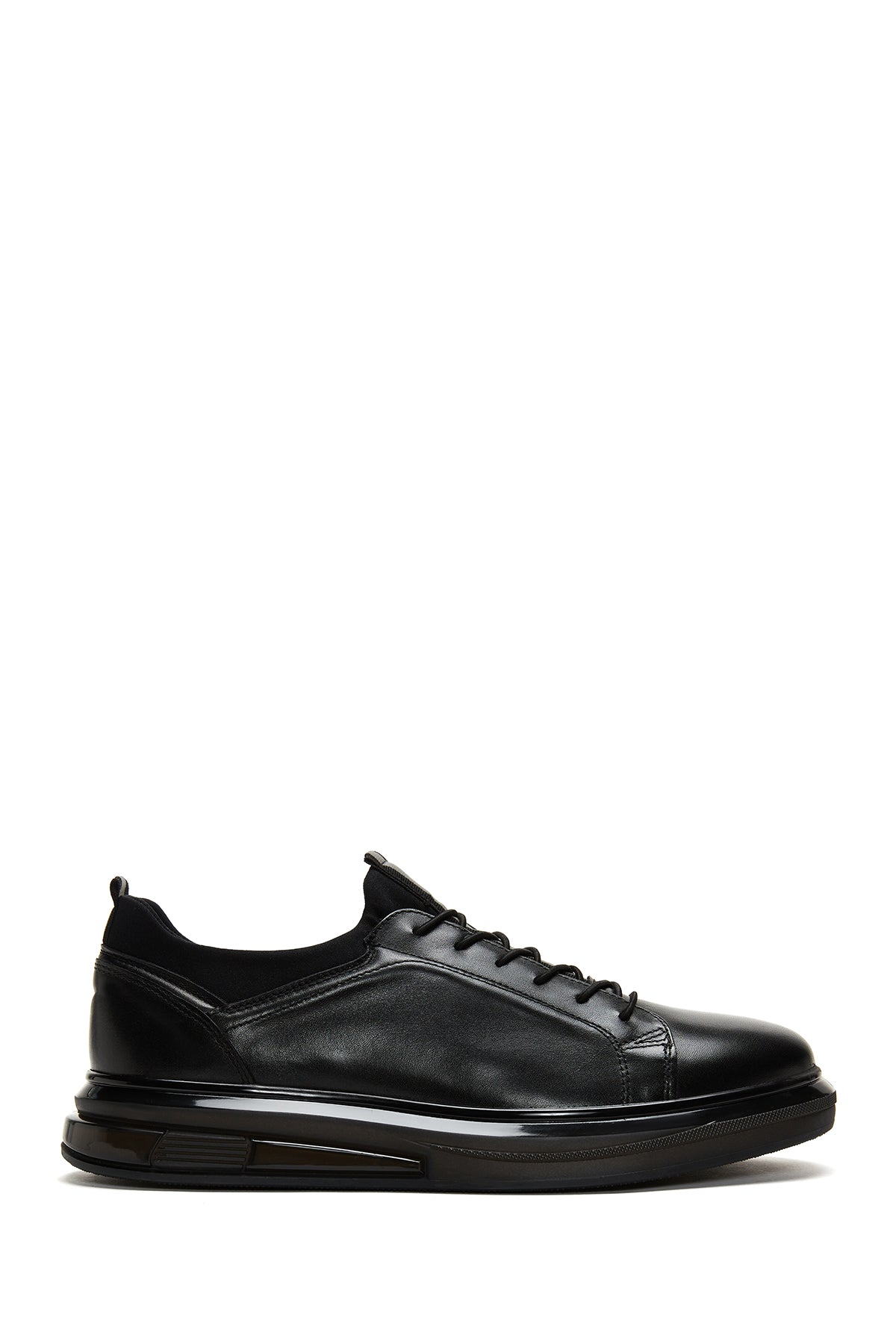 Erkek Siyah Deri Sneaker 22SFD624618 | Derimod