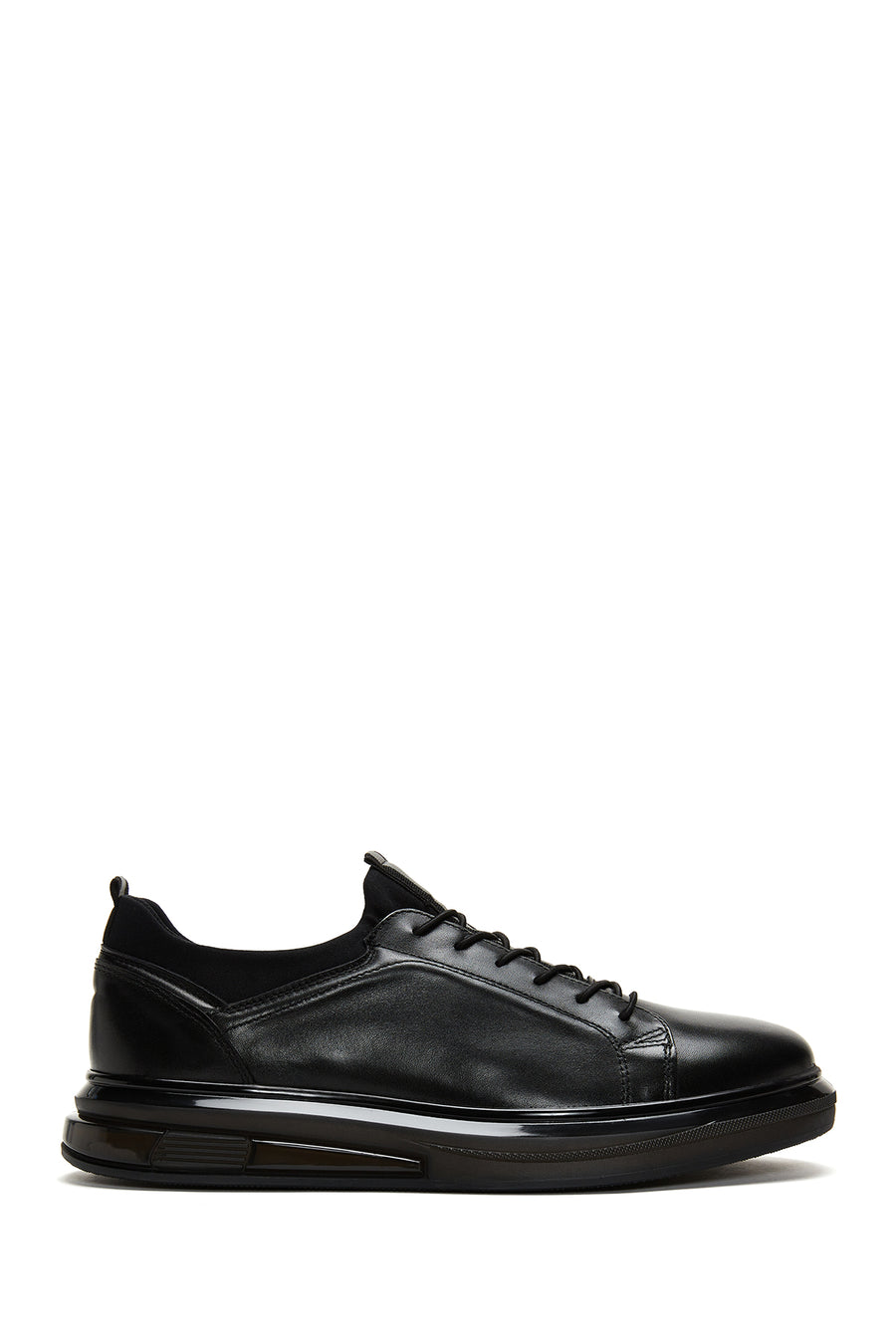 Erkek Siyah Deri Sneaker 22SFD624618 | Derimod