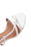 Women's White Heeled Sandals | Derimod