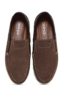 Men's Mink Nubuck Leather Casual Loafer | Derimod