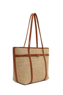 Woman Taba Wicker Shoulder Bag | Derimod