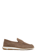 Men's Mink Suede Leather Casual Loafer | Derimod