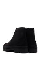 Men's Black Nubuck Leather Casual Boots | Derimod