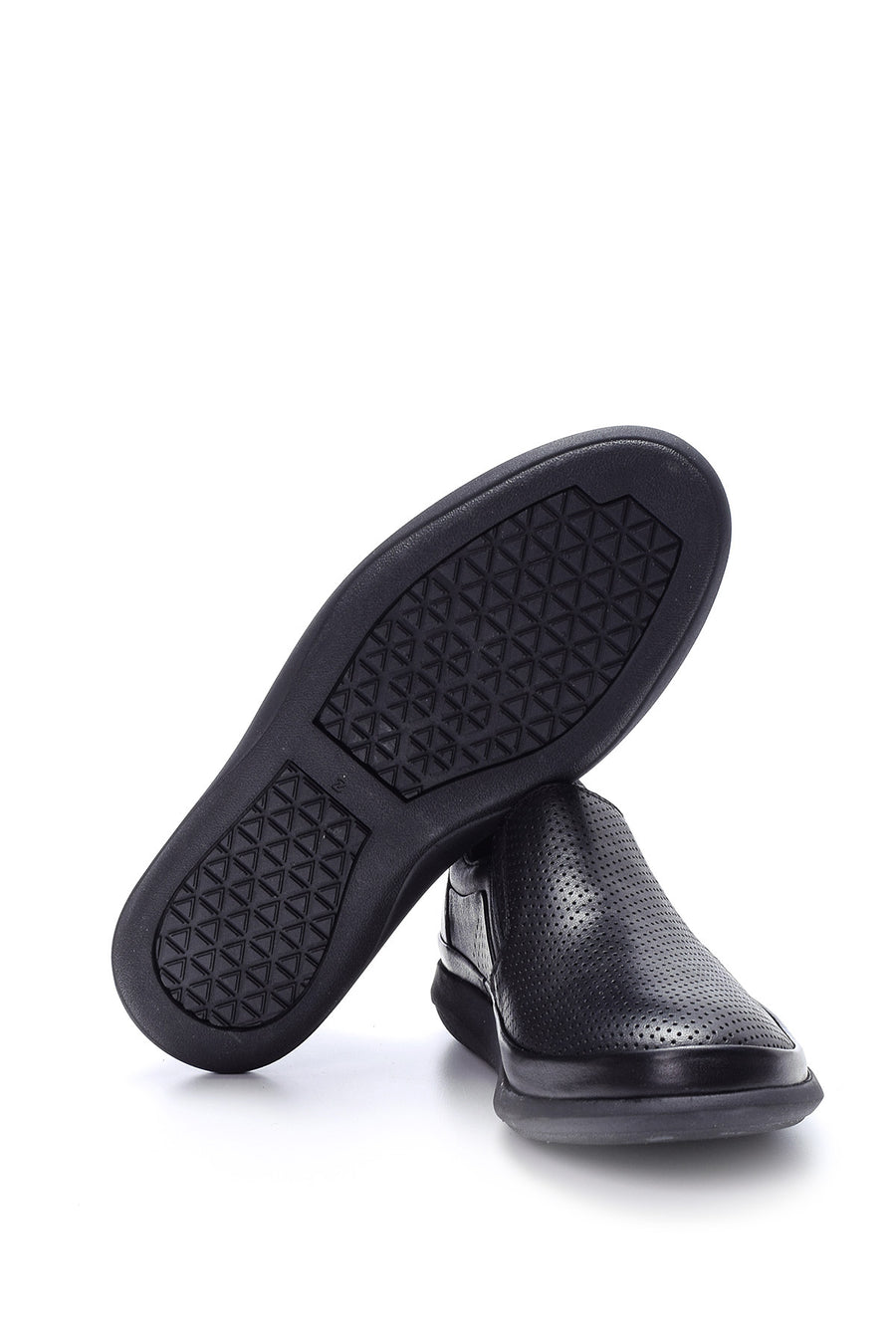 Men's Perforated Leather Shoes