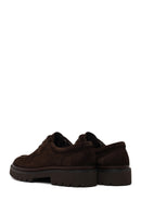 Male Brown Lace-Up Thick-Soled Suede Casual Shoes | Derimod