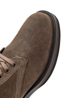 Men's Brown Lace-Up Suede Leather Casual Boots | Derimod