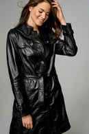 Sabrina Women's Leather Jacket | Derimod