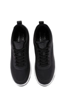 ACBC x Derimod Men's Black Lace-Up Sneakers | Derimod