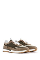 Men's Mink Leather Sneaker | Derimod