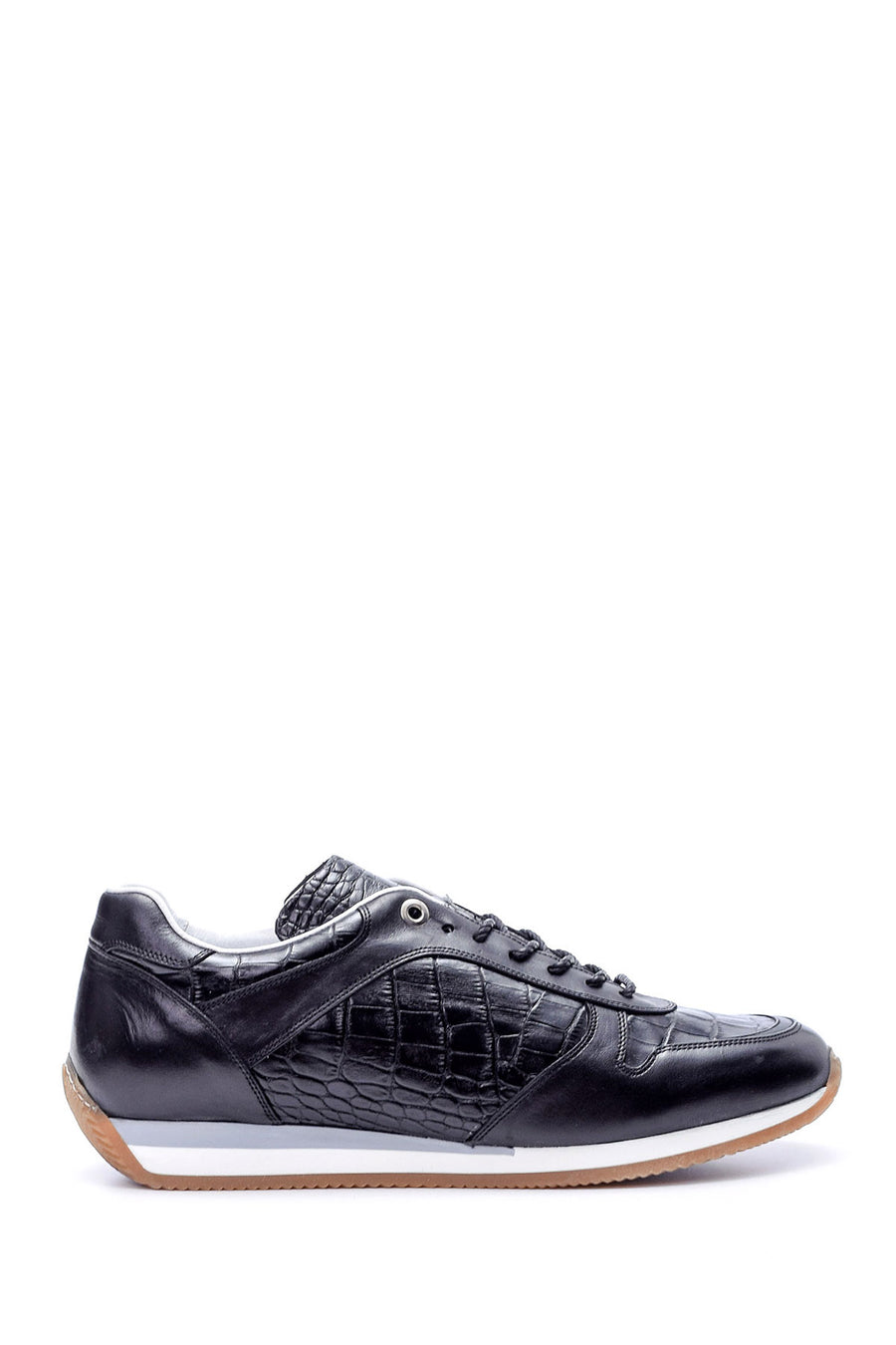 Men's Crocodile Detailed Sneaker 19SFD3092E3 | Derimod