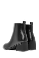 Women's Black Zippered Heeled Boots | Derimod