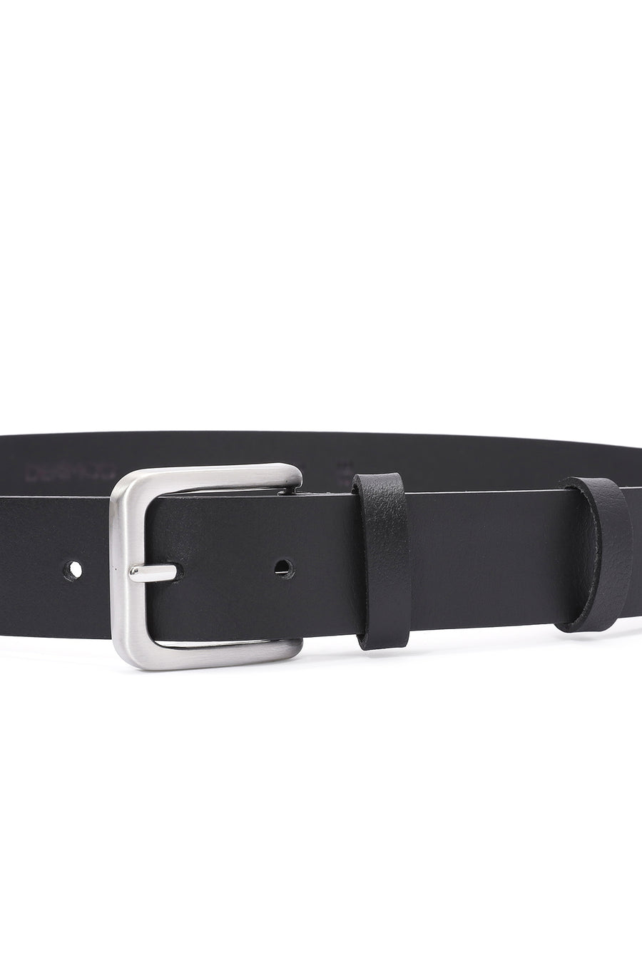 Men's Black Leather Belt