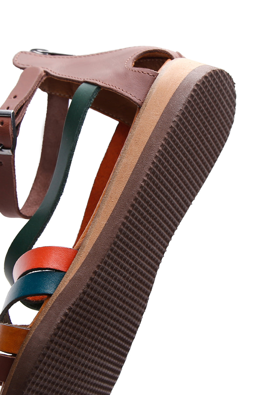 
Women's Multicolor Leather Bodrum Sandal
