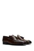 Erkek Deri Örgü Detaylı Klasik Loafer | Derimod