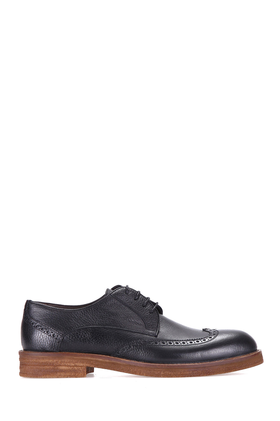 Men's Black Leather Shoes 18WFD3104FT | Derimod