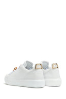 Women's Leather Buckle Detailed Sneaker | Derimod
